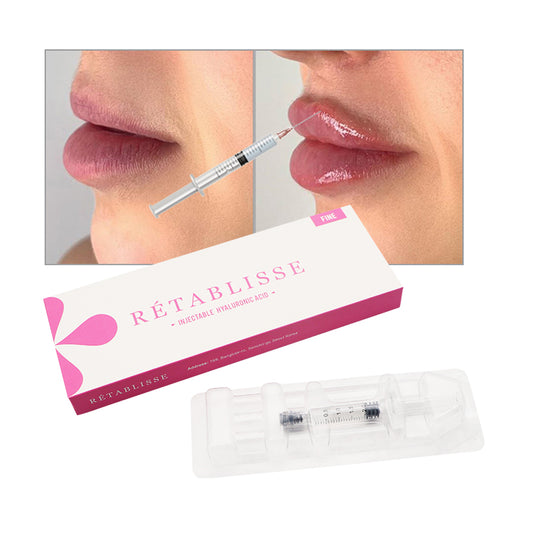 Hyaluronic acid lip plumping