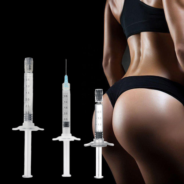 Hyaluronic acid injection for buttock enlargement